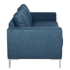 Sofa Fiesta I (2-Sitzer) Strukturstoff - Jeansblau