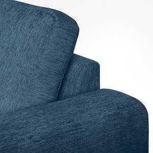Sofa Fiesta I (3-Sitzer) Strukturstoff - Jeansblau