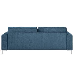 Sofa Fiesta I (3-Sitzer) Strukturstoff - Jeansblau