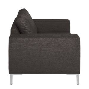 Fauteuil Fiesta I Tissu structuré - Gris foncé