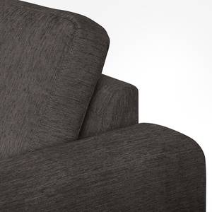 Fauteuil Fiesta I Tissu structuré - Gris foncé