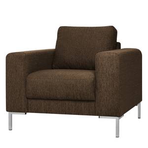 Fauteuil Fiesta I Tissu structuré - Poivre