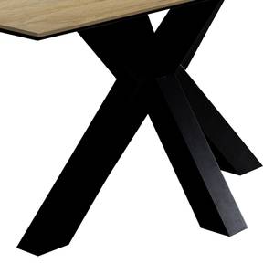 Table Snook Imitation chêne de Casera - Largeur : 200 cm - Sans rallonge