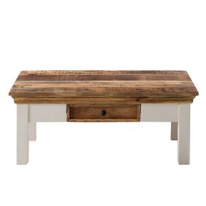 Table basse Newhaven Manguier massif - Manguier / Blanc