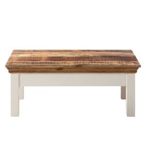 Table basse Newhaven Manguier massif - Manguier / Blanc