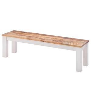 Banc Newhaven Manguier massif - Manguier / Blanc - Largeur : 180 cm