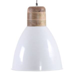 Hanglamp Bulb ijzer - wit/bruin