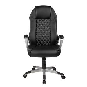 Fauteuil de bureau Matthias Imitation cuir / Noir