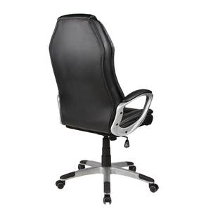 Fauteuil de bureau Matthias Imitation cuir / Noir