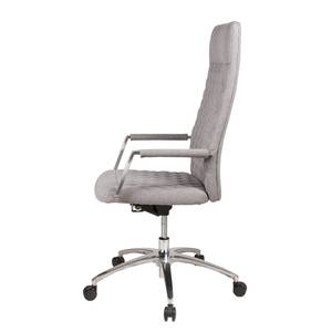 Chaise pivotante Larson Tissu / Gris