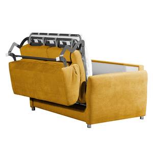Canapé convertible Rydale Microfibre - Miel - Largeur : 157 cm