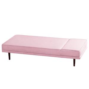 Chaise longue Lenora Structuurstof - Mauve