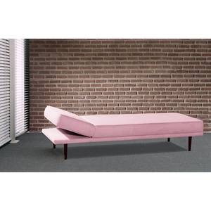 Chaise longue Lenora Structuurstof - Mauve