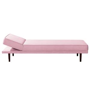 Chaise longue Lenora Structuurstof - Mauve