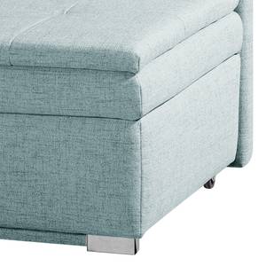 Fauteuil convertible Cattai Tissu structuré - Bleu pastel