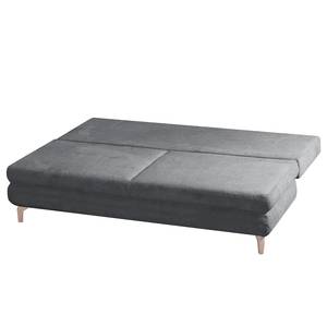 Canapé convertible Seiling Tissu structuré - Gris