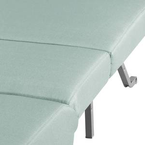 Fauteuil convertible Allora Tissu structuré - Gris menthe