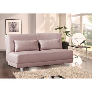 Schlafsofa Allora Strukturstoff - Hellrosa - Breite: 165 cm