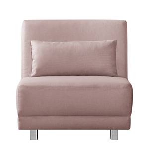 Fauteuil convertible Allora Tissu structuré - Rose clair