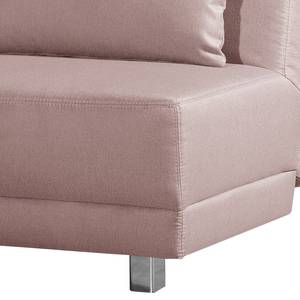 Fauteuil convertible Allora Tissu structuré - Rose clair