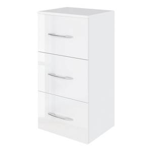 Meuble bas Florida II Blanc brillant / Blanc