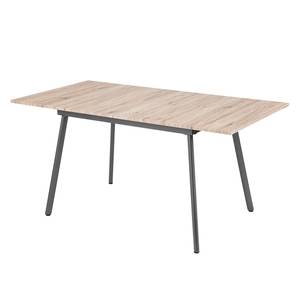 Eettafel Weston (met uitschuiffunctie) San Remo eikenhouten look/grijs