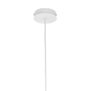 Suspension Tuba Fibre de verre - 1 ampoule - Blanc - Hauteur : 115 cm - Diamètre : 70 cm