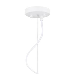 Suspension Ray Acier - 1 ampoule - Diamètre : 26 cm