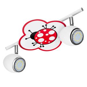 LED-plafondlamp Fly staal - 34 x 13 x 14 cm