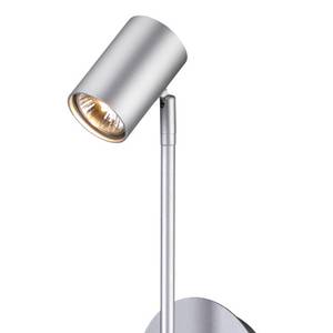 LED-wandlamp Rogna staal - 1 lichtbron - Zilver