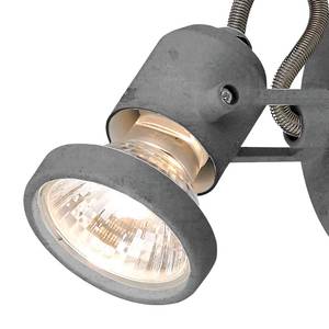 LED-wandlamp Concreto staal - 1 lichtbron