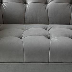 Sofa Pinch (2,5-Sitzer) Samt - Grau