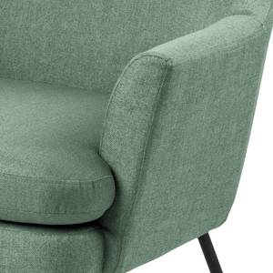 Fauteuil Huntly I Tissu - Vert menthe