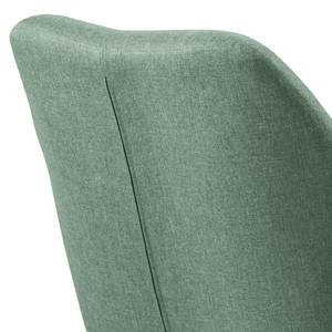 Fauteuil Huntly I Tissu - Vert menthe