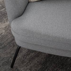 Fauteuil Huntly I geweven stof - Platina