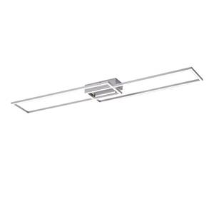 LED-plafondlamp Iven II plexiglas/staal - 2 lichtbronnen