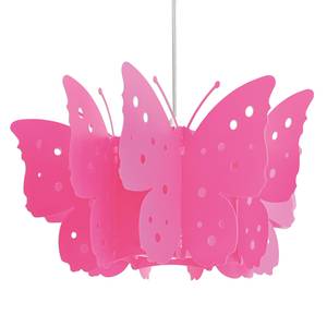 Suspension Kizi Rose foncé - Matière plastique - 46 x 22 x 46 cm