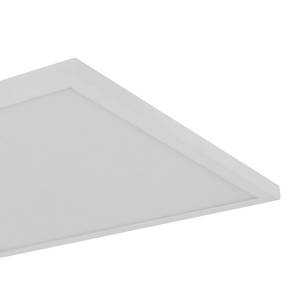 Plafonnier Pontal Blanc - Métal - Matière plastique - 40 x 6 x 40 cm