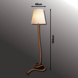 Staande lamp Rope textielmix / staal  - 1 lichtbron