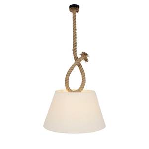 Hanglamp Rope textielmix / staal  - 1 lichtbron - Diameter: 45 cm