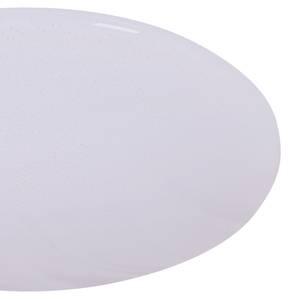 Plafonnier Ravenna Blanc - Métal - Matière plastique - Hauteur : 10 cm