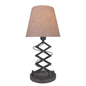 Lampe Adrienne Beige - Métal - Textile - 36 x 86 x 36 cm