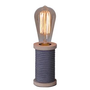 Tafellamp Max glas / massief eikenhout - 1 lichtbron - Zwart