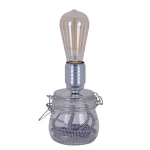 Tafellamp Max I glas / staal  - 1 lichtbron