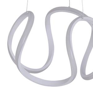 LED-hanglamp Simply White plexiglas / aluminium  - 1 lichtbron