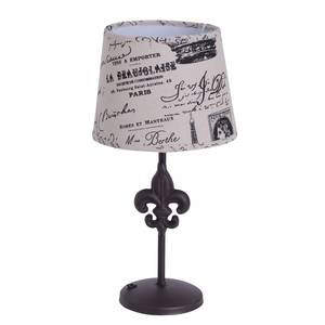 Lampe Traveller Beige - Métal - Textile - 18 x 35 x 18 cm