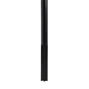 Lampe Fackel Noir - Métal - Matière plastique - 12 x 78 x 12 cm