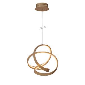 Suspension Pisa II Doré - Métal - Matière plastique - 46 x 120 x 36 cm