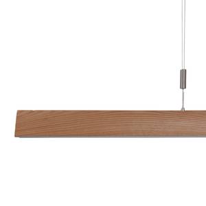 LED-hanglamp Rondo plexiglas / massief eikenhout  - 1 lichtbron