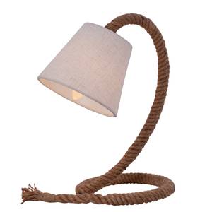Lampe Rope I Beige - Fibres naturelles - Textile - 26 x 38 x 26 cm